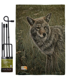 Coyote - Wildlife Nature Vertical Impressions Decorative Flags HG110089 Made In USA