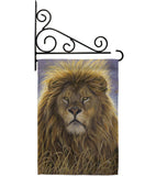 Lion - Wildlife Nature Vertical Impressions Decorative Flags HG110096 Made In USA