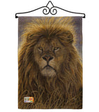 Lion - Wildlife Nature Vertical Impressions Decorative Flags HG110096 Made In USA