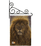 Lion - Wildlife Nature Vertical Impressions Decorative Flags HG110096 Made In USA