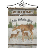 Neck Of The Woods - Wildlife Nature Vertical Impressions Decorative Flags HG110106 Made In USA