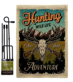 Wild Life Adventure - Wildlife Nature Vertical Impressions Decorative Flags HG110272 Made In USA