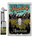 Wild Life Adventure - Wildlife Nature Vertical Impressions Decorative Flags HG110272 Made In USA