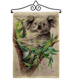 Koala - Wildlife Nature Vertical Impressions Decorative Flags HG110275 Made In USA