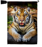 Tiger - Wildlife Nature Vertical Impressions Decorative Flags HG110279 Made In USA