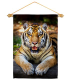 Tiger - Wildlife Nature Vertical Impressions Decorative Flags HG110279 Made In USA