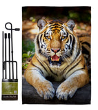 Tiger - Wildlife Nature Vertical Impressions Decorative Flags HG110279 Made In USA