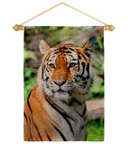 Life Of Tiger - Wildlife Nature Vertical Impressions Decorative Flags HG110281 Made In USA