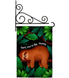 Don't Hurry - Wildlife Nature Vertical Impressions Decorative Flags HG130309 Made In USA