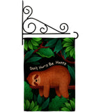 Don't Hurry - Wildlife Nature Vertical Impressions Decorative Flags HG130309 Made In USA