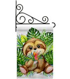Baby Sloth - Wildlife Nature Vertical Impressions Decorative Flags HG137599 Made In USA