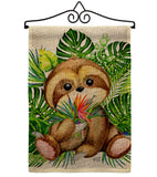 Baby Sloth - Wildlife Nature Vertical Impressions Decorative Flags HG137599 Made In USA