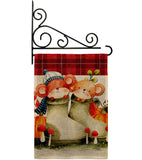 Mousy Winter - Wildlife Nature Vertical Impressions Decorative Flags HG192672 Made In USA