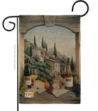 Wine Window - Wine Happy Hour & Drinks Vertical Impressions Decorative Flags HG117024 Made In USA