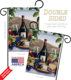 Red & White Wine - Wine Happy Hour & Drinks Vertical Impressions Decorative Flags HG117025 Made In USA