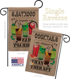 Cocktails are Cheaper - Wine Happy Hour & Drinks Vertical Impressions Decorative Flags HG117035 Made In USA