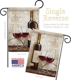 Wine in Paris - Wine Happy Hour & Drinks Vertical Impressions Decorative Flags HG117051 Made In USA