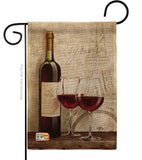 Wine in Paris - Wine Happy Hour & Drinks Vertical Impressions Decorative Flags HG117051 Made In USA