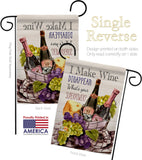 Wine Superpower - Wine Happy Hour & Drinks Vertical Impressions Decorative Flags HG117063 Made In USA