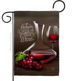 Wine Time - Wine Happy Hour & Drinks Vertical Impressions Decorative Flags HG117073 Made In USA