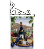 Red & White Wine - Wine Happy Hour & Drinks Vertical Impressions Decorative Flags HG117025 Made In USA