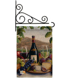 Red & White Wine - Wine Happy Hour & Drinks Vertical Impressions Decorative Flags HG117025 Made In USA