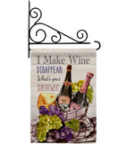 Wine Superpower - Wine Happy Hour & Drinks Vertical Impressions Decorative Flags HG117063 Made In USA