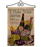 Wine Superpower - Wine Happy Hour & Drinks Vertical Impressions Decorative Flags HG117063 Made In USA