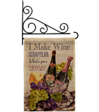 Wine Superpower - Wine Happy Hour & Drinks Vertical Impressions Decorative Flags HG117063 Made In USA