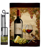 Winery - Wine Happy Hour & Drinks Vertical Impressions Decorative Flags HG117069 Made In USA
