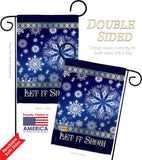 Let It Snow Dream - Winter Wonderland Winter Vertical Impressions Decorative Flags HG114076 Imported