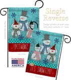 It's Snowtime - Winter Wonderland Winter Vertical Impressions Decorative Flags HG114110 Made In USA