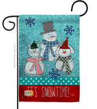 It's Snowtime - Winter Wonderland Winter Vertical Impressions Decorative Flags HG114110 Made In USA