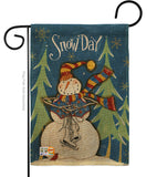 Winter Snow Day - Winter Wonderland Winter Vertical Impressions Decorative Flags HG114161 Made In USA