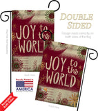 Joy to the World - Winter Wonderland Winter Vertical Impressions Decorative Flags HG114183 Made In USA