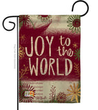 Joy to the World - Winter Wonderland Winter Vertical Impressions Decorative Flags HG114183 Made In USA