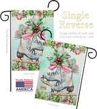 Winter Skate - Winter Wonderland Winter Vertical Impressions Decorative Flags HG114242 Made In USA