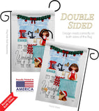 Wonderful Time - Winter Wonderland Winter Vertical Impressions Decorative Flags HG114243 Made In USA