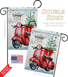 Winter Scooter - Winter Wonderland Winter Vertical Impressions Decorative Flags HG114252 Made In USA