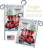 Winter Scooter - Winter Wonderland Winter Vertical Impressions Decorative Flags HG114252 Made In USA