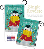 Best Wish Snowman - Winter Wonderland Winter Vertical Impressions Decorative Flags HG114255 Made In USA