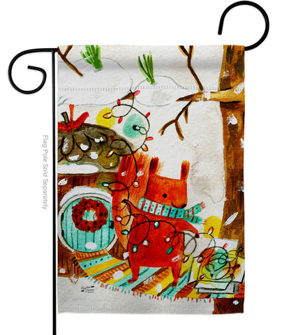 Decorating Christmas - Winter Wonderland Winter Vertical Impressions Decorative Flags HG130000 Made In USA