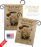 Don’t Stop Believing - Winter Wonderland Winter Vertical Impressions Decorative Flags HG137098 Made In USA