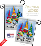 Warm Wishes - Winter Wonderland Winter Vertical Impressions Decorative Flags HG137305 Made In USA