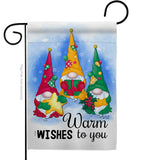 Warm Wishes - Winter Wonderland Winter Vertical Impressions Decorative Flags HG137305 Made In USA