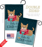 Baby It's Cold - Winter Wonderland Winter Vertical Impressions Decorative Flags HG137318 Made In USA