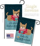 Baby It's Cold - Winter Wonderland Winter Vertical Impressions Decorative Flags HG137318 Made In USA