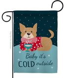 Baby It's Cold - Winter Wonderland Winter Vertical Impressions Decorative Flags HG137318 Made In USA