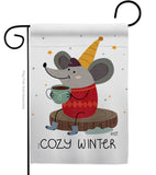 Cozy Winter - Winter Wonderland Winter Vertical Impressions Decorative Flags HG137373 Made In USA