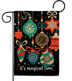 Magical Ornaments - Winter Wonderland Winter Vertical Impressions Decorative Flags HG137636 Made In USA